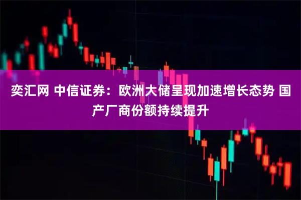 奕汇网 中信证券:欧洲大储呈现加速增长态势 国产厂商份额持续提升